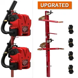 Description Our backpack blower holder rack leaf blower rack fit for open landscaping trailer. Feature Condition:100%...
