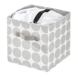 OPEN STORAGE: Fabric cube storage bin for kids room, office, nursery, bedroom, playroom, kitchen, mudroom, pantry,...