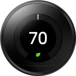 The3rd generation Google Nest Learning Thermostat adapts to your heating and cooling preferences within a week of...