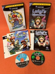 Luigis Mansion. Super Mario Sunshine.