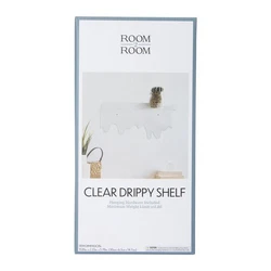Freshen up your decor with a drippy wall shelf! this decorative shelf has a cutout shape thatll transform any space....
