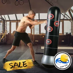Punching Heavy Bag,Inflatable Punching Bag Freestanding Fitness Punching Boxing Bag for Kids and Adults Boxing Target...
