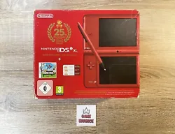 Console Nintendo DSi XL Pack New Super Mario Bros 25th Anniversary PAL EURLa boîte est assez abîmée La console...