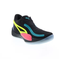 Nom du modèle: Rise Nitro. Couleur: Puma Black Sunset Glow. Numéro de modèle: 37701203.
