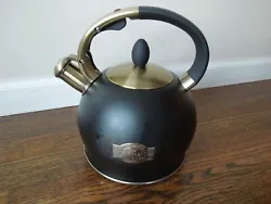 FOR SALE USED CONDITION SUSTEAS Stove Top Whistling Tea Kettle. KETTLE IS IN GREAT CONDITION EXEPT THE MARKING THAT HAS...