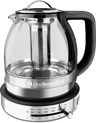 Use the stainless steel tea steeper for brewing tea in the kettle or simply remove it to boil water for other uses....