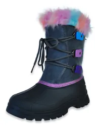 Cookies Girls Faux Fur Rainbow Snow Boots - gray multi, 1 youth. We carry everything in clothing from newborn to young...