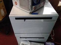 Used hOmeLabs Compact Countertop Portable Dishwasher. Ships with usps ground advantage.