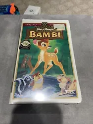 Bambi VHS 55TH Anniversary Walt Disneys Masterpiece Clamshell Sealed. Condition is 