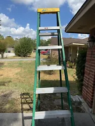 LOUISVILLE LADDER 8 FT LADDER (PSN031618). Condition is Used. Shipped with USPS Ground Advantage.