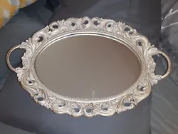 Dresser Mirror With Beige Edges. Beautiful design.  Excellent condition