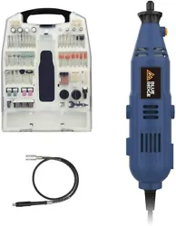 BR3100 avec 233 accessoires. Outil Rotatif Electrique Multifonction BLUE RIDGE. Le verrouillage intégré de la douille...