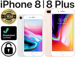 64GB | 128GB | 256GB. Apple iPhone 8 or 8 Plus.