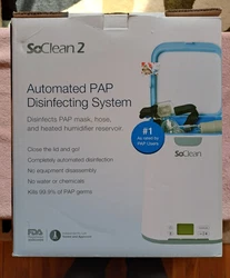 SoClean 2 Automated CPAP PAP Disinfecting Sanitizing Machine SC1200 So Clean.  New..open box never used. Will ship...