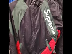 Supreme Jacket. Condition is Pre-owned. Shipped with USPS Priority Mail.