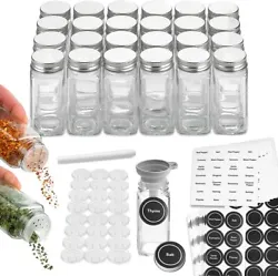 The clear jars will showcase your different spices and transform your spice cabinet by adding simplicity,...