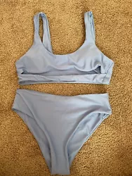 Shein Baby Blue 2-Piece Bikini Size S. Shipped with USPS First Class.