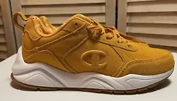 Size 5Youth Champion 93Eighteen Block Sneakers Gold.