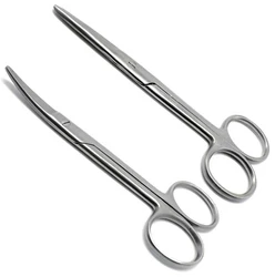 Mayo scissors are designed for cutting body tissues near the surface of a wound. Curved-bladed Mayo scissors allow...
