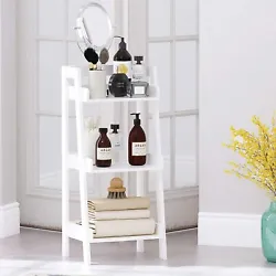 This 3-tier bathroom ladder shelf is the perfect storage option for your bathroom. It fit any bathroom décor. Bathroom...