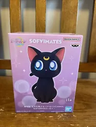 Sailor moon sofvimates luna figure. Condition is New. Shipped with USPS Ground Advantage.