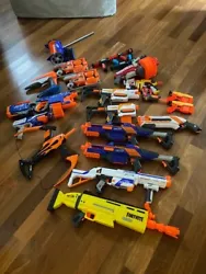 Huge Nerf lot with accessories.