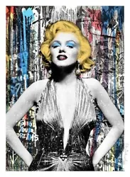 Up for sale is one of the limited edition “Marilyn For Ever” prints by the infamous artist Mr. Brainwash. Love him...