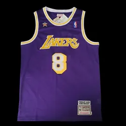 Kobe Bryant Los Angeles Lakers jersey. Patches are sewn Size: large New with tag