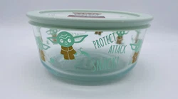 Star Wars The Child Baby Yoda Limited Edition Pyrex Snack Bowl In Hand. Condition is New. Shipped with USPS Priority...