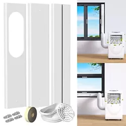 【PREMIUM&DURABLE MATERIAL】Window vent kit is made of high-quality PVC and the coupler is made of premium ABS, which...