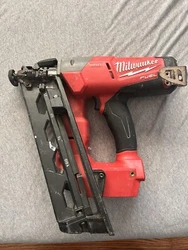 M18 FUEL 18V 16-Gauge Angled Finish Nailer Kit. Condition is Used. Local pickup only.