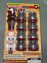 Ruby Sliders As Seen On TV 8 Pack Chair Covers Originals from Bulbhead.
