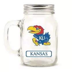 Mason Jar 20oz Glass With Lid Mug Cup.