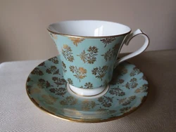 Aynsley Fine English Bone China Gold Trim Coffee/Tea Cup & Saucer #2967