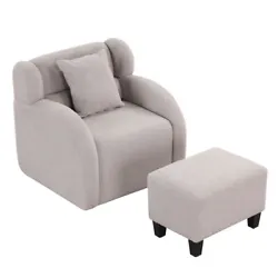 [Soft and Comfortable]This Modern chair is make of high-quality velvet fabric,high-density sponges and solid rubber...