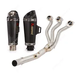 ~~~~ Modified for Yamaha MT-09 FZ09 XSR900 FJ09 2014-2020. ~~~~ Complete Exhaust System, 51mm Muffler Pipe. ~~~~ 1 X...
