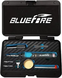 Why Choose The BLUEFIRE Butane Soldering Torch?. Butane torch. Portable & Ergonomic. Refillable Gas Tank. heat...