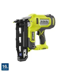 Includes: (1) P326 18V ONE+ 16-Gauge Cordless AirStrike Finish Nailer, 2 non-marring pads, and operators manual. Expand...