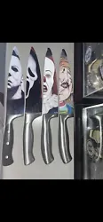 Michael Myers Pennywise GhostFace Chucky knives! Will ship with care bubble wrapped!Shipping in the USA only.