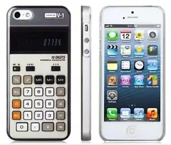 Superbe coque CALCULATRICE compatible Iphone 5 et 5S.