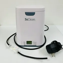 So Clean 2 CPAP Machine Cleaner Sanitizer w/ Power Adapter & Tube. Condition- Good Working Conditions Look at Pictures...