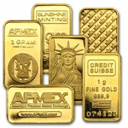 Assayed. 9999 Pure Fine Bullion - Random Mint/Make. All have been assayed. 9999 pure fine gold and are marked and have...