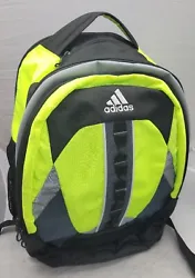 Adidas Load Spring Backpack Black Green Laptop Sleeve School Sports. No tags. Great looking Backpack for back to school.