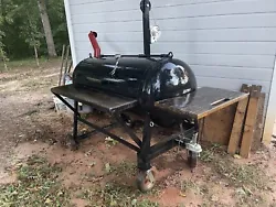 smokers bbq grill large. Very heavy steel heavy duty.Owner Made. Local pick up in Travelers Rest , SC Old school, hand...