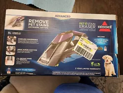 BISSELL 2054 Carpet Cleaner - Purple. With charging cord and instructions