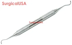 Periodontal McCall Curette Scaler 17S/18S Double End Round Handle.