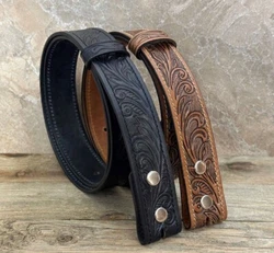 Made from high-quality one-piece full-grain cowhide leather.