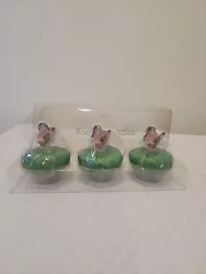 NIP Boston Warehouse Hawaiian Girls Floating Candles Set Of 3. Box is torn and damaged. Candles are sealed.