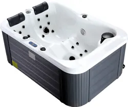 2 Person Hydrotherapy Double Recliner Hot Tub Spa + Insulated Hard Top Cover! 31 JETS, COLOR CHANGING LIGHT, DOUBLE...