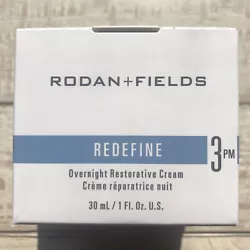 Rodan + Fields REDEFINE Step 3 PM Overnight Restorative Cream New in Box! 💙Product is brand new and does not have an...